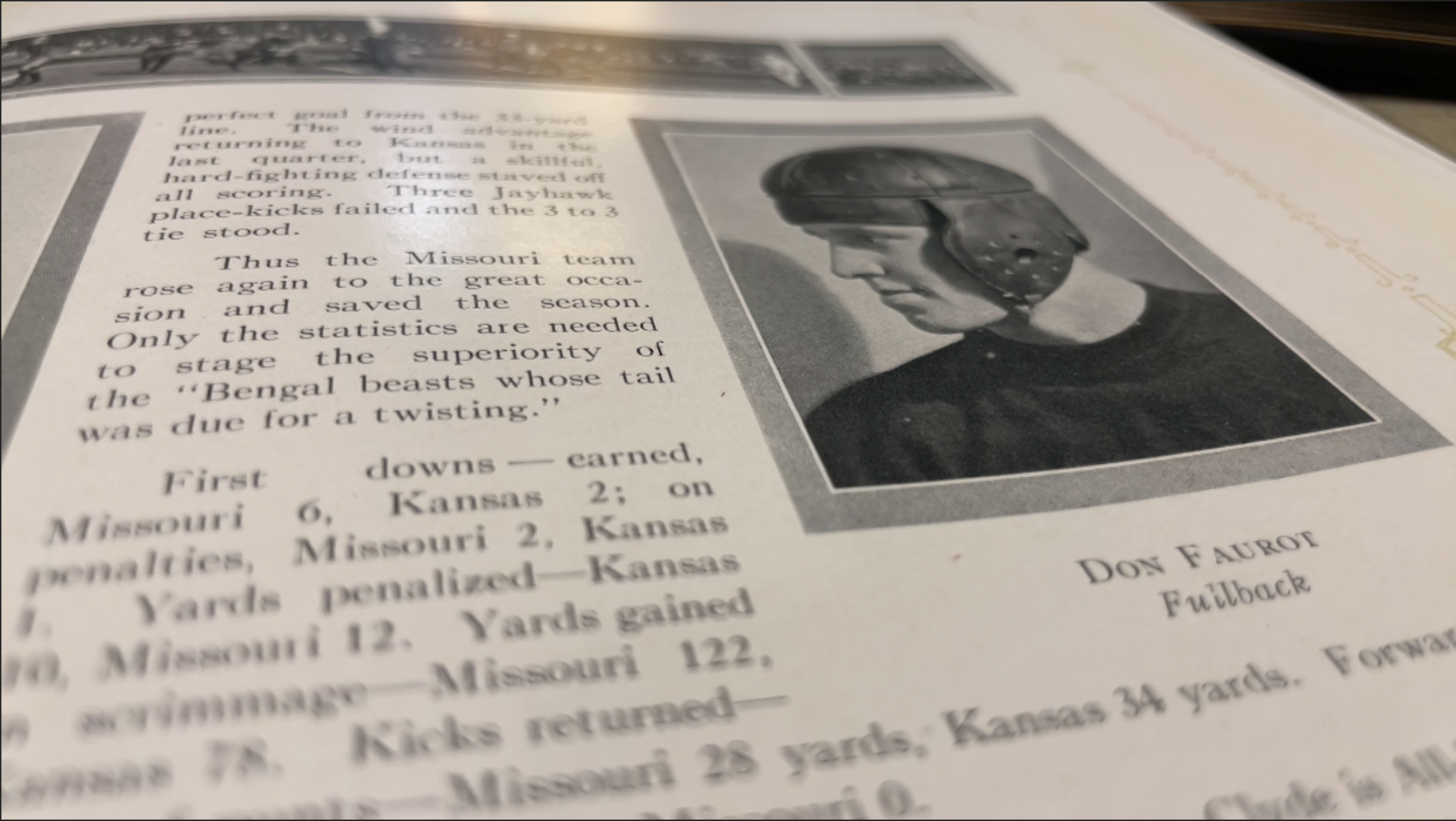 Don Faurot in the 1924 Savitar